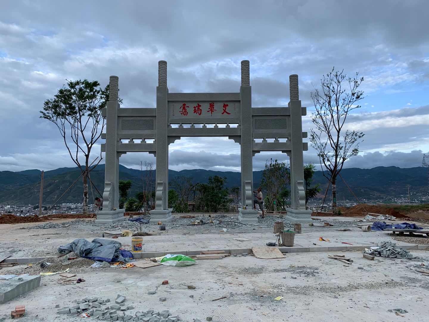 河道石材栏杆加工(图2)